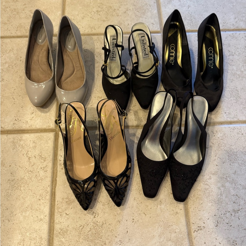Elegant Black Women's Heels